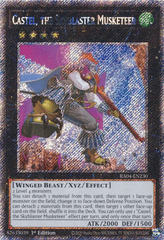 Castel, the Skyblaster Musketeer - RA04-EN230 - (Platinum Secret Rare) - 1st Edition